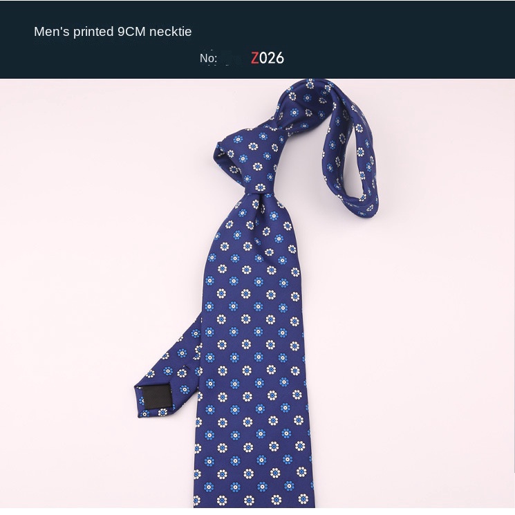 Cà Vạt Bản Rộng 9cm Phong Cách retro Lịch Lãm Cho Nam Nữ