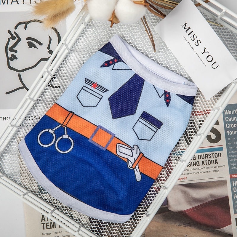 Cute Breathable cat costume dog soft clothes