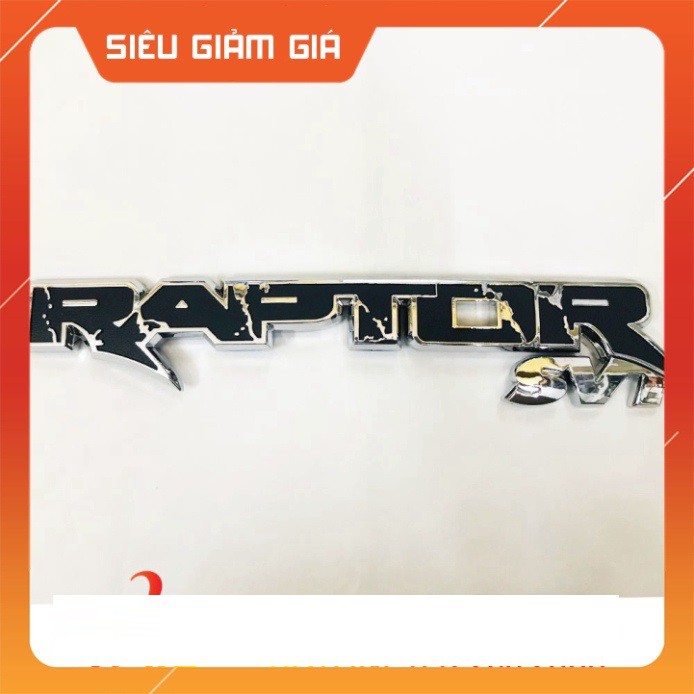 Sản Phẩm Chữ RAPTOR gắn trang trí xe Ranger siêu đẹp, siêu chất Hàng Cao Cấp
