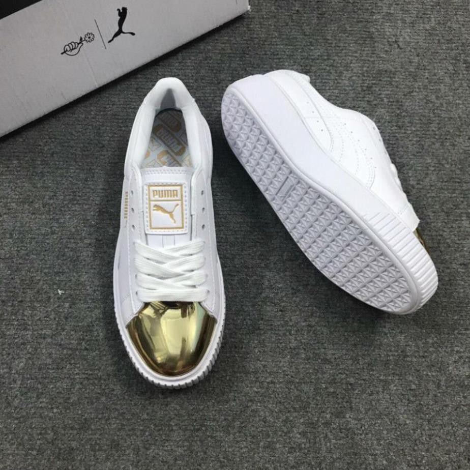 <3 | Full Size| [SALE LỚN] Giày Sneaker Nữ Puma Mũi Vàng (fullbox+freeship) Cao Cấp  <3 . . 2020 K . 2021