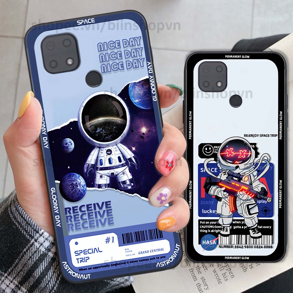 Ốp Xiaomi Redmi 10C phi hành gia vũ trụ space.x siêu đẹp, thời trang