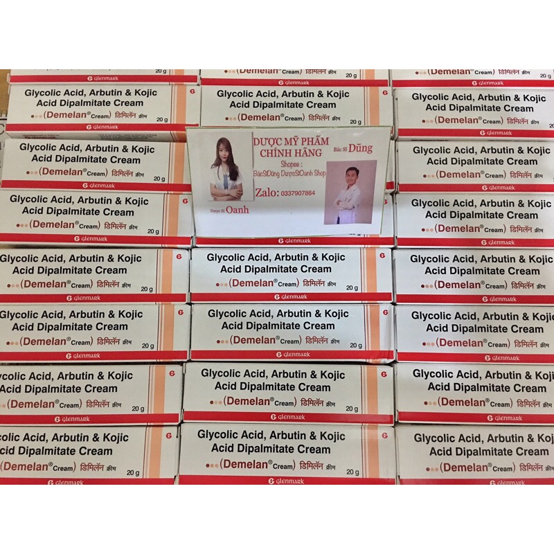 Kem DEMELAN Cream 20g Dưỡng Trắng Da , Mờ Thâm , Làm Sáng Da