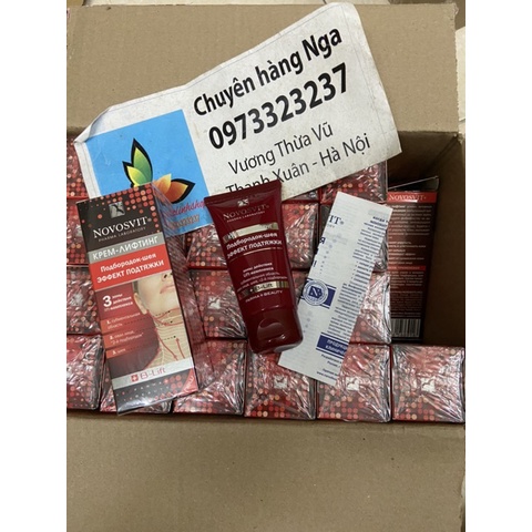 lô hàng nhanh Kem nâng cằm cổ novosvit Nga