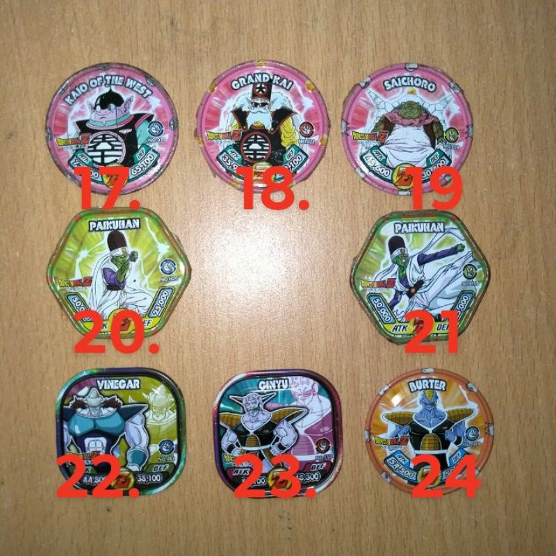 [Một Thẻ] Thẻ Xu Lục Giác Toonies Dragon Ball Z Hàng Cổ 2ND - Thẻ Xu 7 Viên Ngọc Rồng Goku