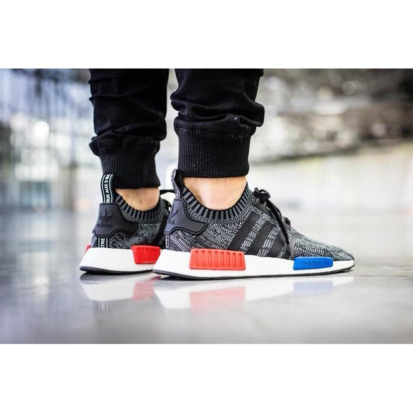 GIÀY THỂ THAO NMD RUNNER PK GRAY RED BLUE