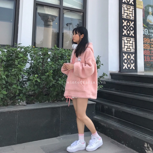 Áo hoodie bông lót nỉ