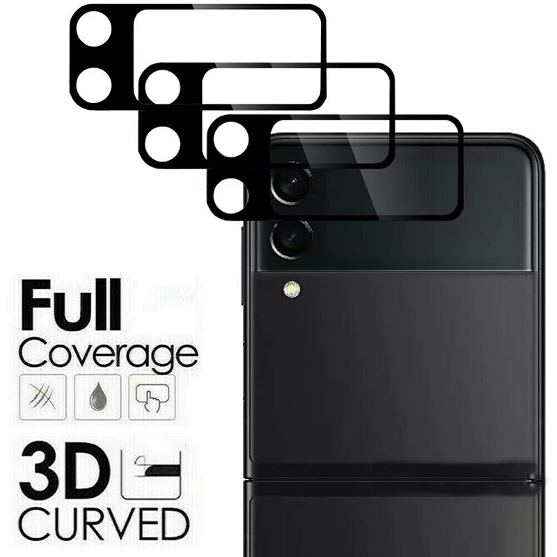 1 Miếng Dán Cường Lực 3D 9H Bảo Vệ Camera Sau Cho Samsung Galaxy Z Flip3