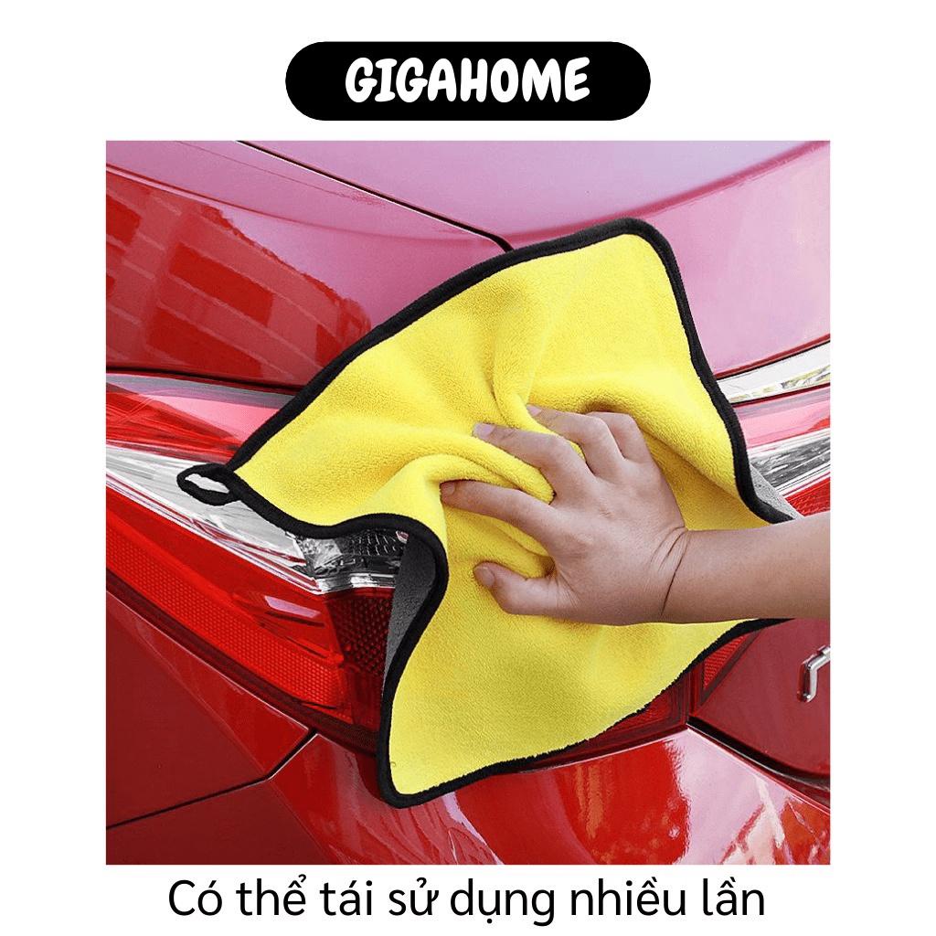 Khăn Lau Ô Tô Chuyên Dụng GIGAHOME Khăn Đa Năng Lau Bếp, Chùi Kính 2 Mặt Thấm Hút Nước Tốt 7686