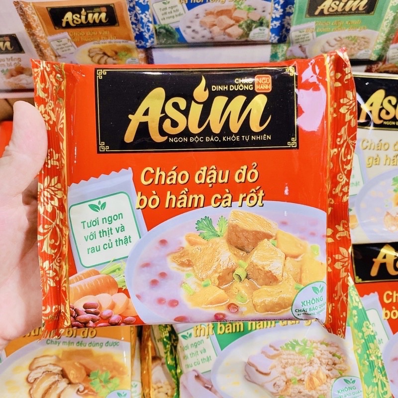 CHÁO ĂN LIỀN ASIM NGŨ VỊ 72G