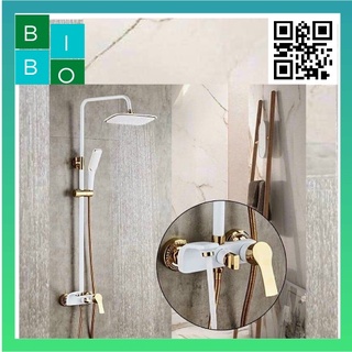 Sen cây tắm đứng sơn tĩnh điện,trắng vàng