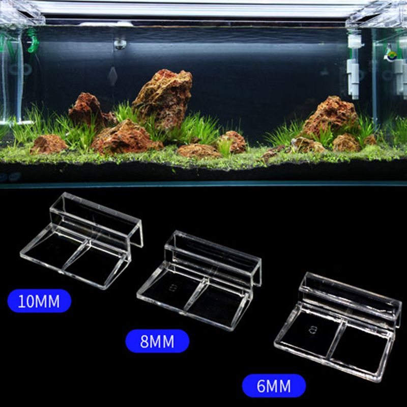 Set 10 Giá Đỡ Kẹp Gắn Nắp Bể Cá 6mm / 8mm / 10mm