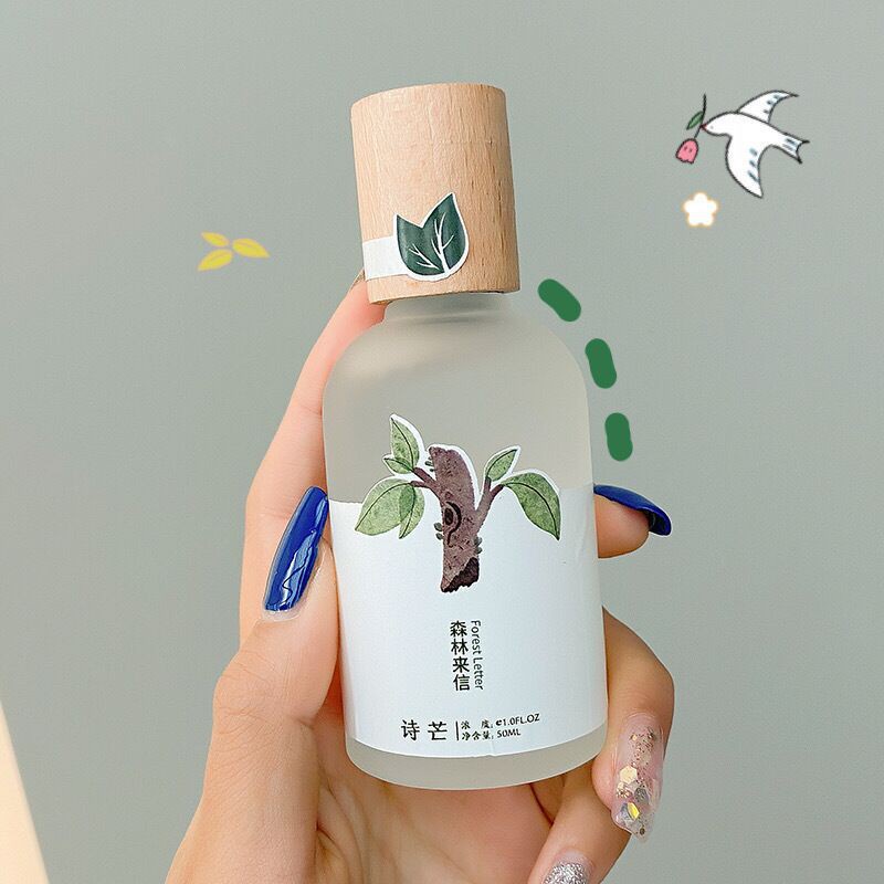 Nước hoa nữ thơm lâu Shimang Xịt Toàn Thân Body Mist Vỏ Mờ Nắp Gỗ Sang Trọng 50ML, Nước hoa mini 50ml nắp gỗ thơm lâu