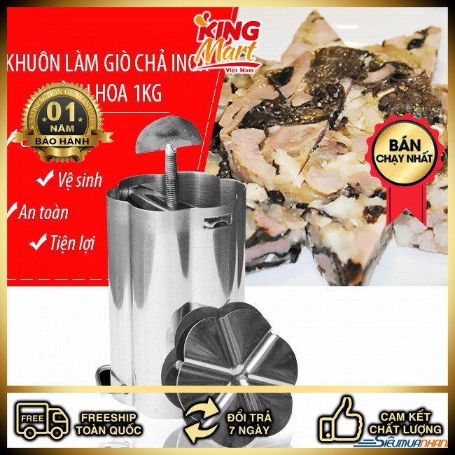 Khuôn làm giò inox cao cấp loại xin chất lượng cao bền đẹp.2019