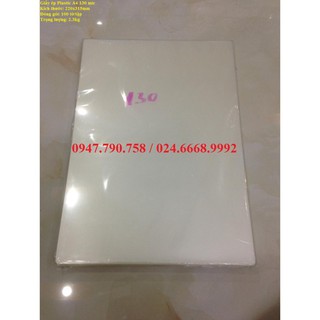 Giấy ép plastic a4 130 mic - giấy ép ảnh - màng ép