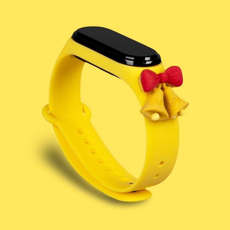 Dây đeo họa tiết hoạt hình tiện lợi cho Xiaomi Mi Band 3/4