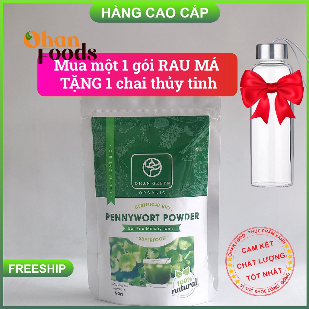 Bột Rau Má Ohan Food Giảm M.ụ.n Trắng Da 50gram
