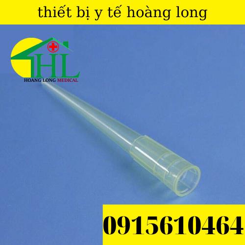[ Combo 50 túi ] Đầu Côn Vàng Thường Không Khía 200ul Dùng Thí Nghiệm Cho Gilson Pipette Túi 1000 Cái