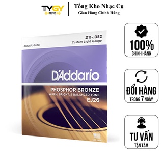 Dây Đàn Guitar Acoustic TYGY Music Phosphor Bronze D'Addario EJ26