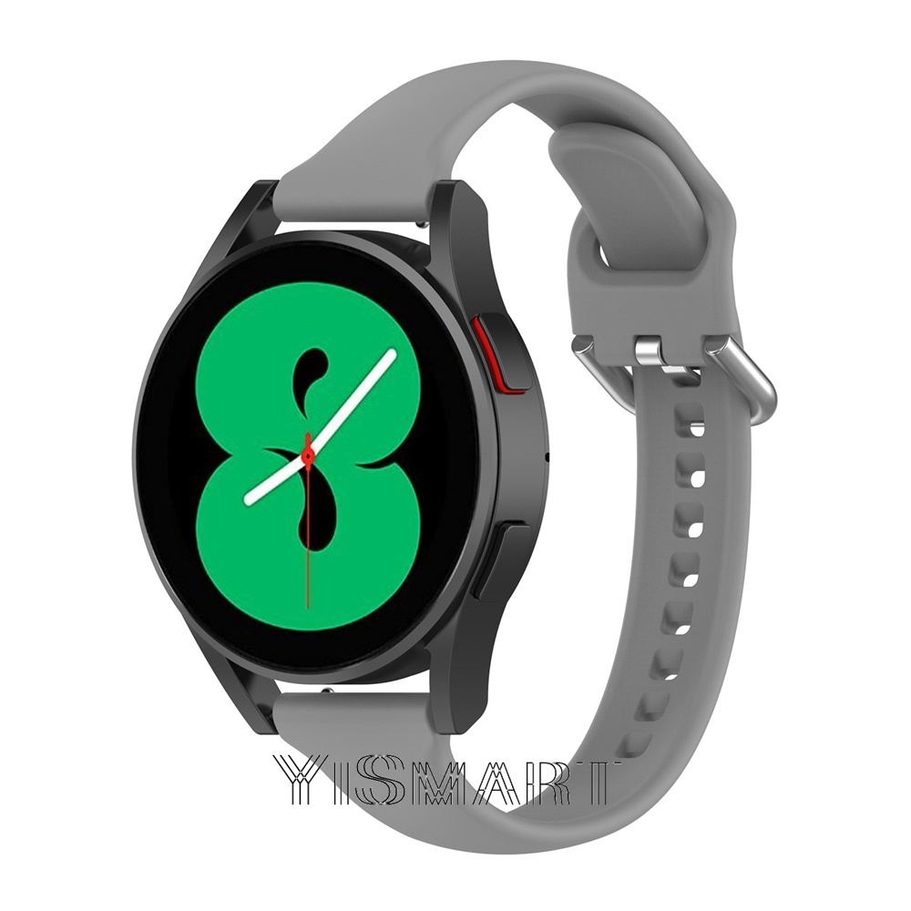Dây đeo silicon 20mm cho đồng hồ thông minh samsung galaxy watch 4 classic galaxy 3 41mm active 2