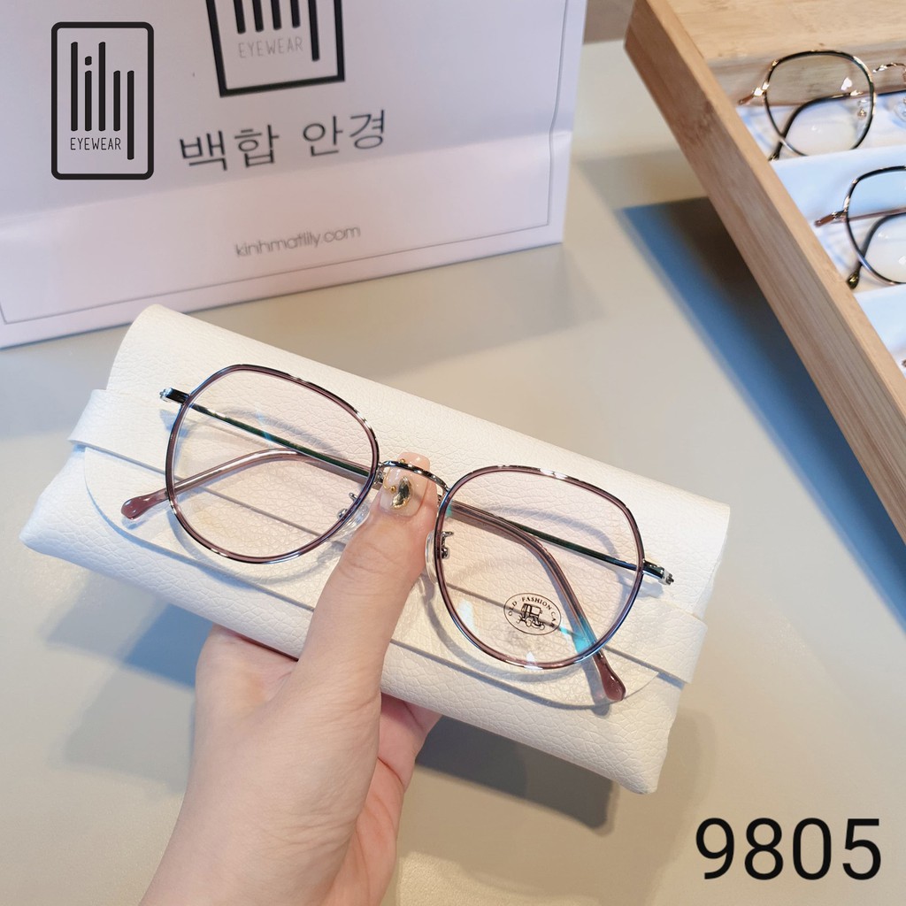 Gọng Kính Cận Kim Loại GK9805 - Gọng Kính Mắt Thời Trang