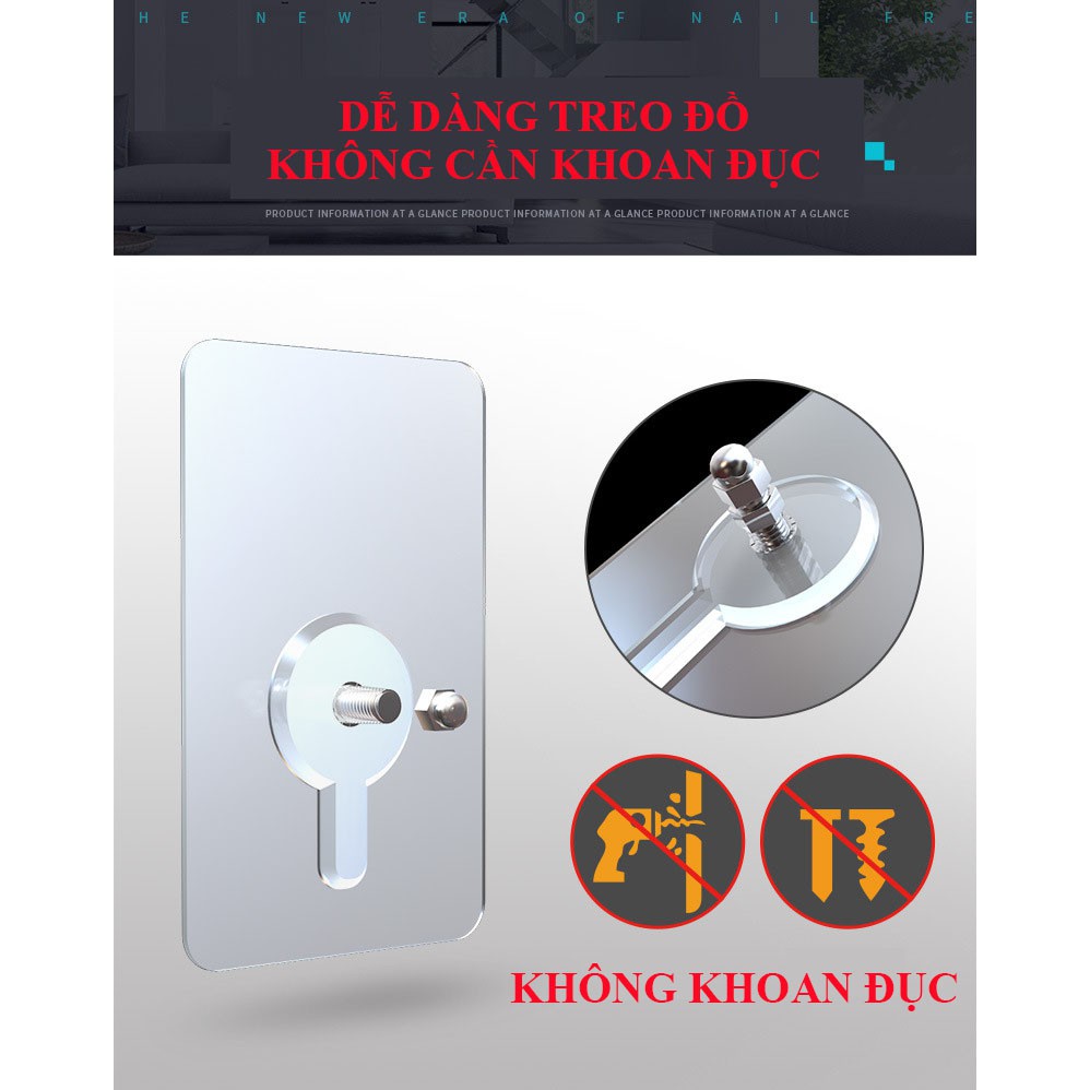 Combo 10 đinh vít dán tường Siêu Dính, Không Cần Khoan Tường (đủ cỡ đinh lựa chọn)