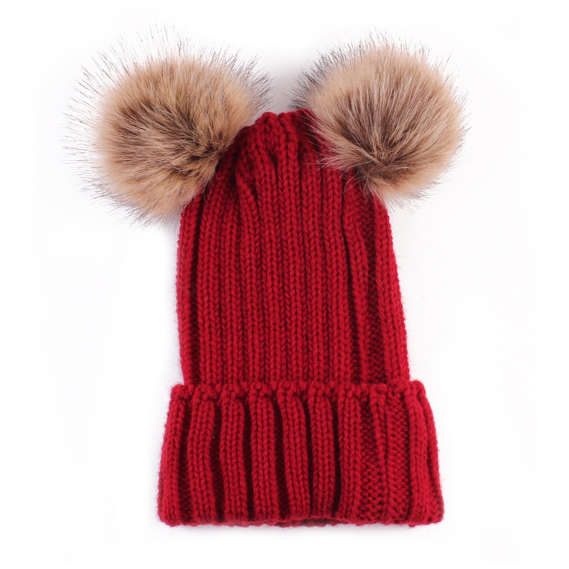 Fl Mũ Beanie Dệt Kim Giữ Ấm Mùa Đông Kiểu Baggy Mới Cho Nữ