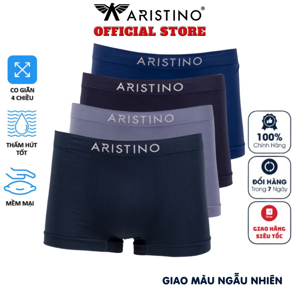 Sịp đùi quần lót nam boxer Aristino ABX069 quần xì chất liệu Polyamide mềm mại co giãn khử mùi không gây kích ứng da