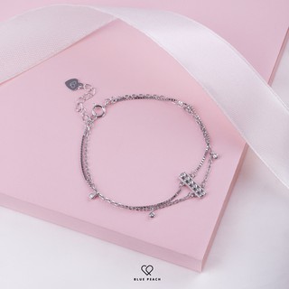 Lắc Tay Bạc Blue Peach Chain LT433