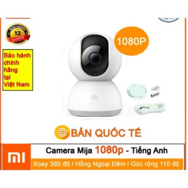 CAMERA IP XOAY 360 ĐỘ XIAOMI MIJIA 1080P hàng DIGIWORD