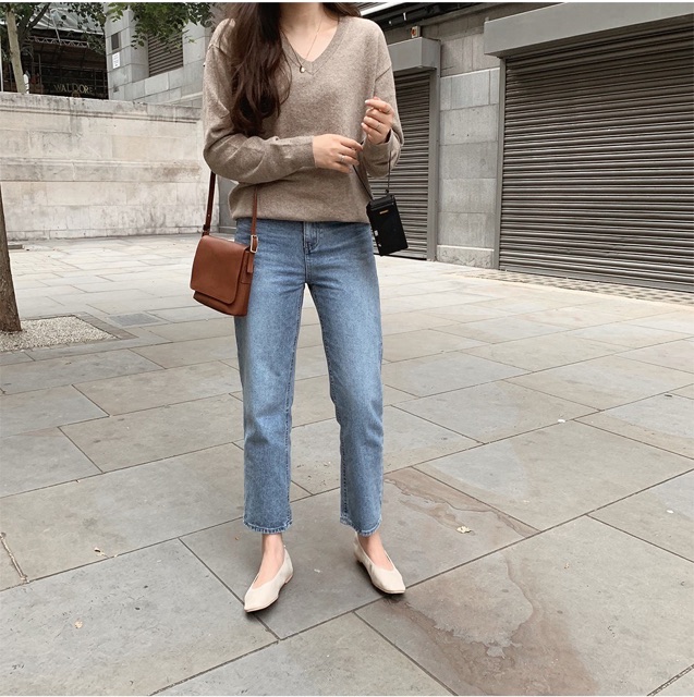 QUẦN JEANS DENIM VINTAGE XUẤT XỨ HÀN QUỐC