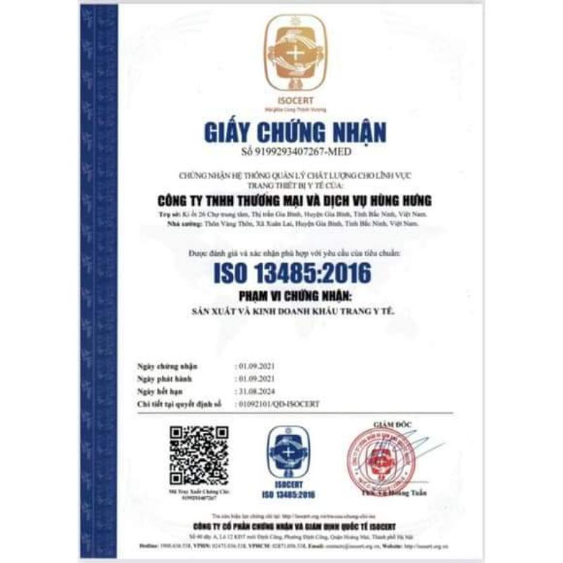 Bịch 10 cái khẩu trang KF94 người lớn
