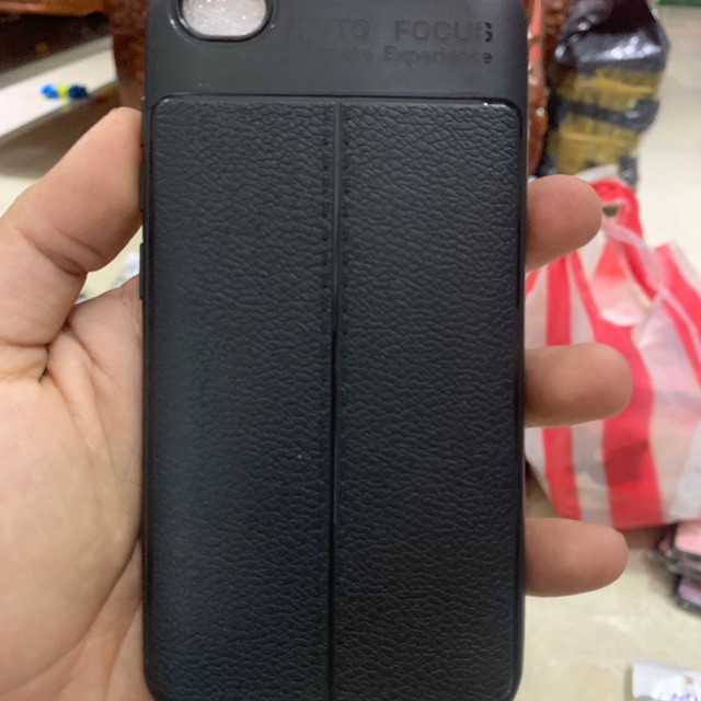 Ốp lưng xiaomi redmi go dẻo đen dập vân da