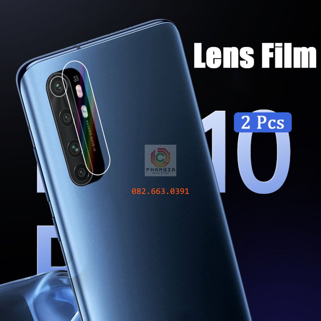 Kính cường lực camera nano dành cho Xiaomi Mi Note 10 Lite