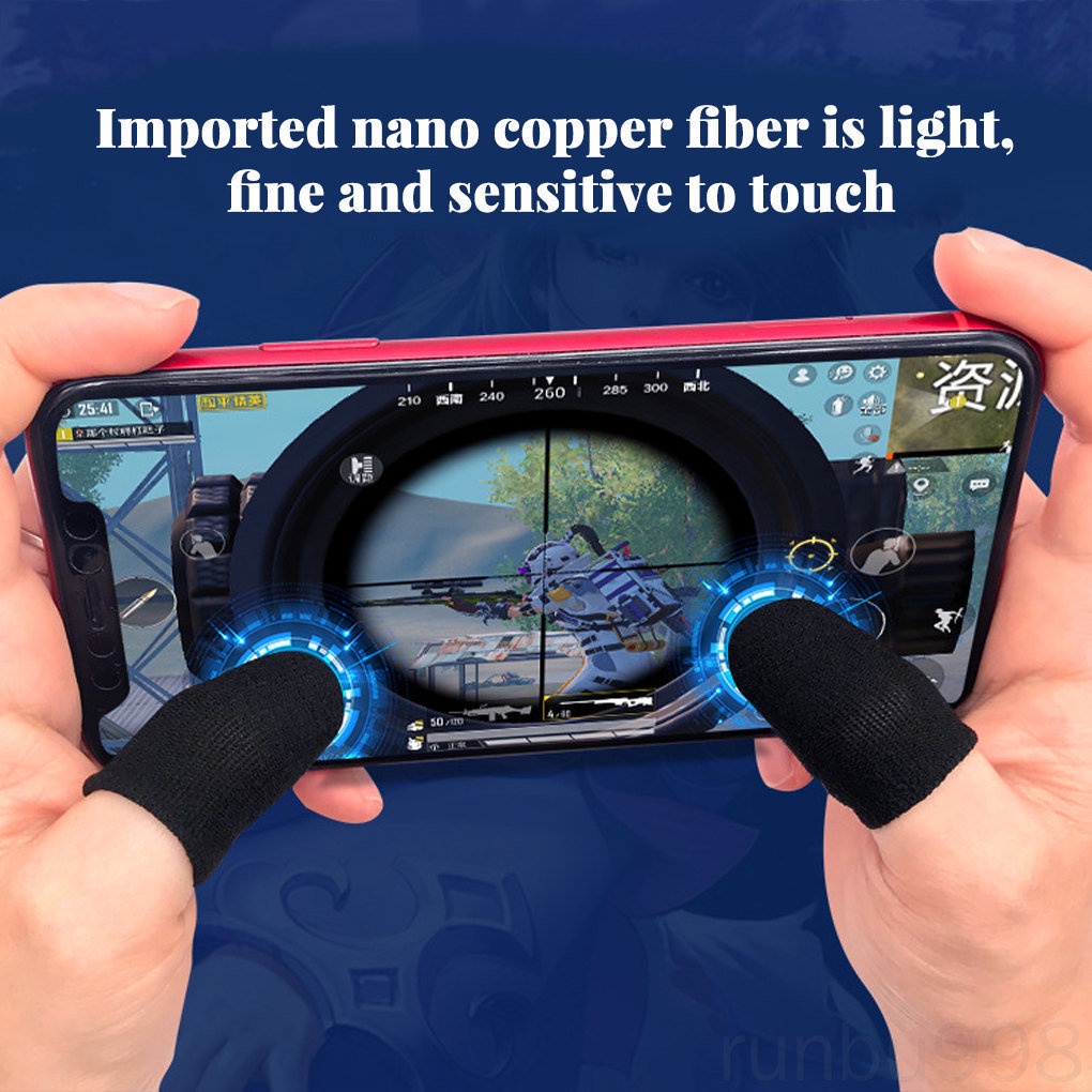 Bộ 10 găng tay chơi game viền đen chống trượt chống mồ hôi