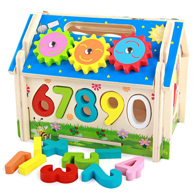 Nhà đập bóng thả hình thả số đa chức năng giúp bé phát triển toàn diện _ đồ chơi Bi House