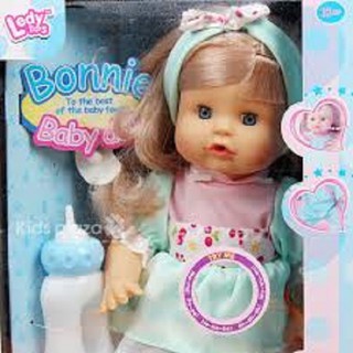 Búp bê bú bình biết nó 12 giọng khác nhau thì gọi ba, gọi mẹ siêu hót, đồ chơi búp bê biết nói kèm pin)