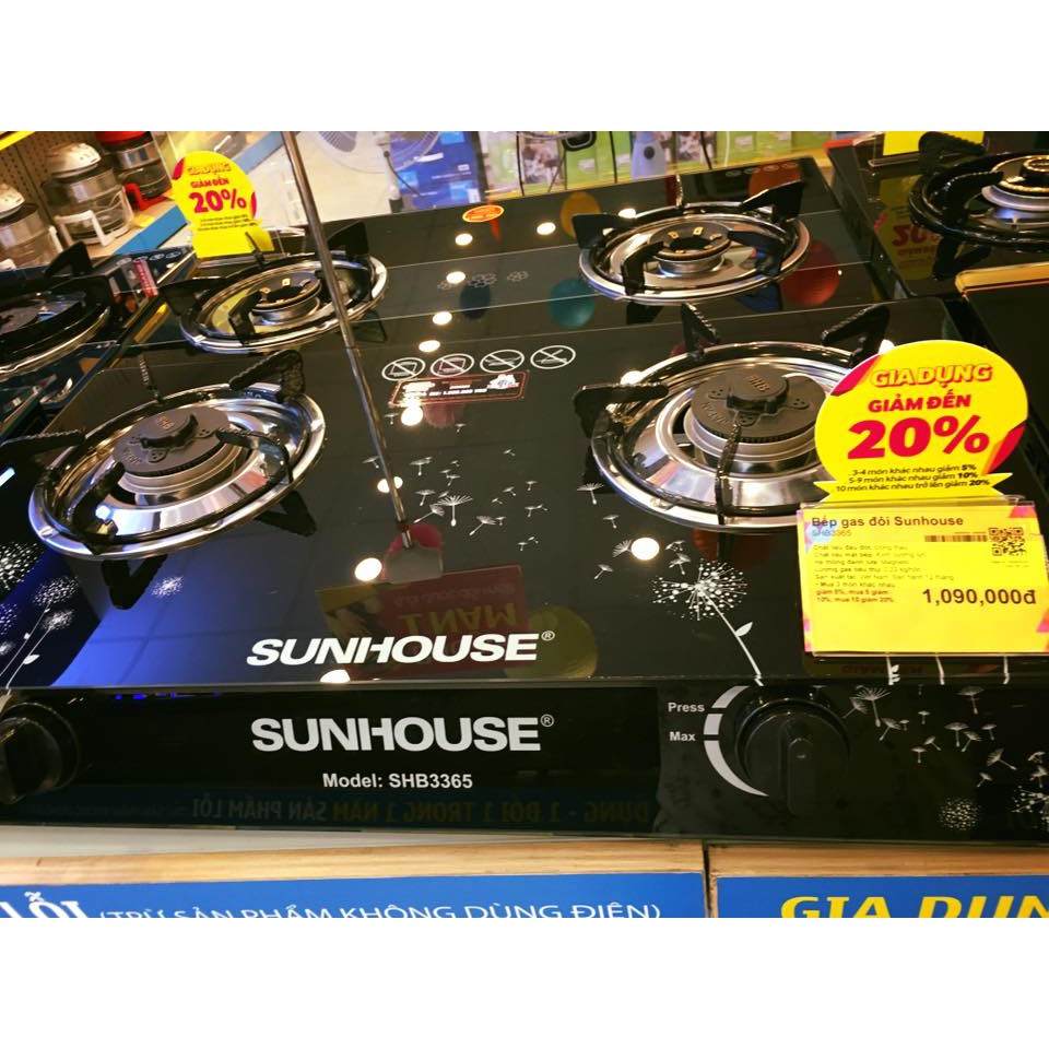 Bếp gas Sunhouse SHB3365