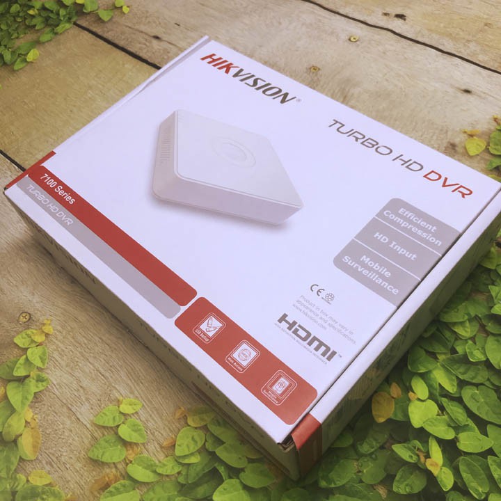 Đầu ghi hình analog TVI-IP 4 kênh HIKVISION 7104HQHI-K1 (S), hỗ trợ cam liền mic (chính hãng Hikvision Việt Nam)