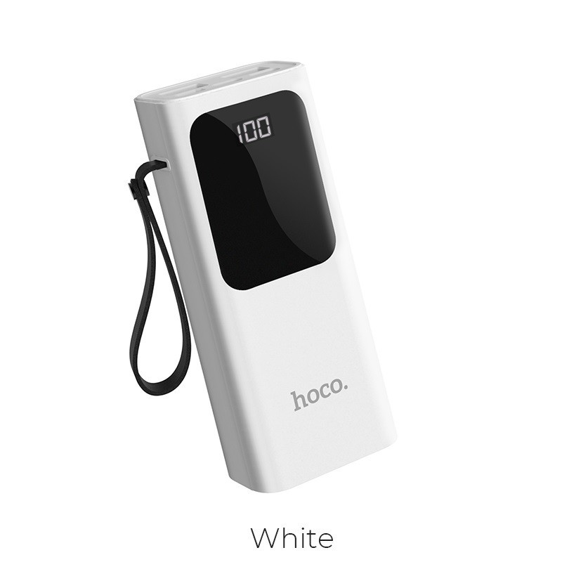 Pin Sạc Dự Phòng Hoco J41 10000mah Có LCD Và 3 Cổng Sạc Input Nhiều Màu