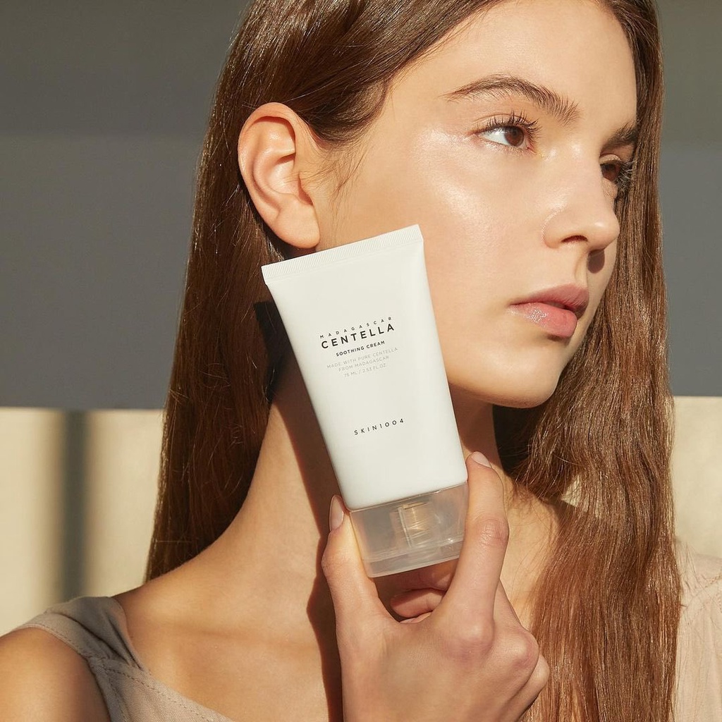 Kem dưỡng ẩm rau má Skin1004 Madagascar Centella Cream dành cho da mụn và da nhạy cảm 75ml - Út store
