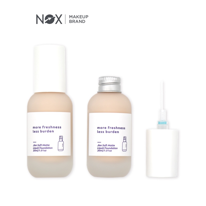 Kem nền dạng lỏng NOX trang điểm nhẹ không thấm nước giữ ẩm lâu dài 30ml