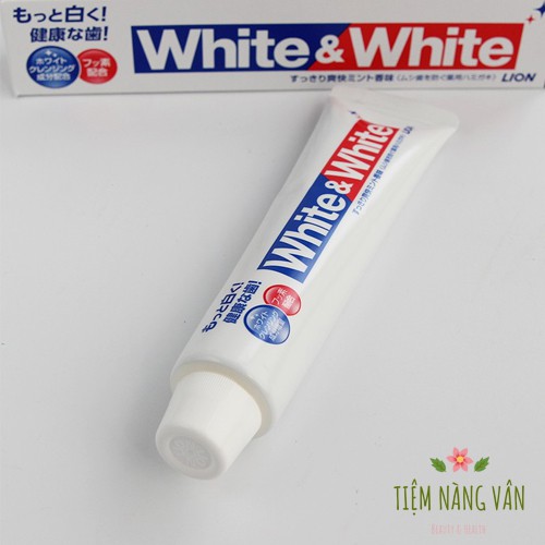 Kem đánh răng White and White Lion 150g [Hàng nội địa Nhật]