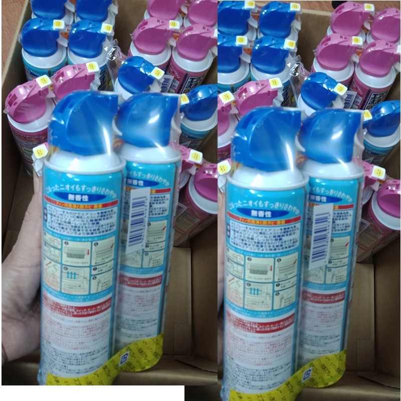 Xịt vệ sinh điều hòa Nhật Bản ( Vệ sinh máy lạnh ) chai 420ml