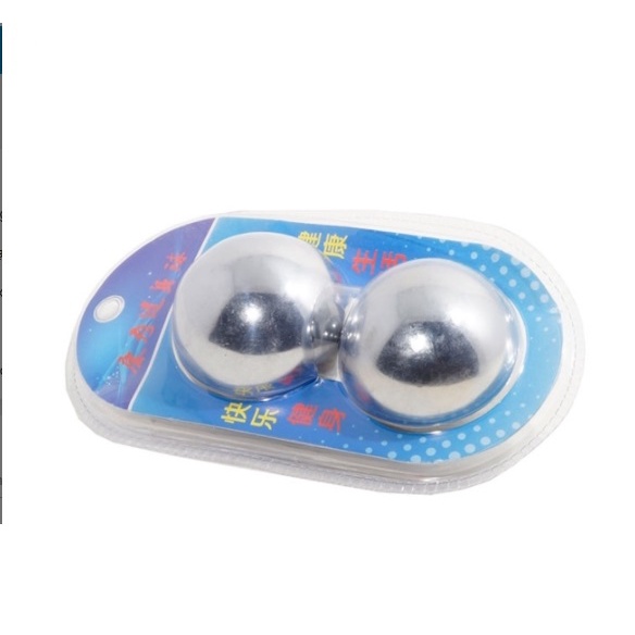 Bi lăn tập tay inox vĩ 2 viên