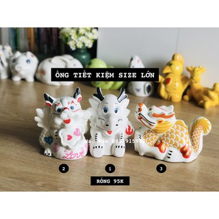 HEO ĐẤT TIẾT KIỆM 12 CON GIÁP BẰNG SỨ