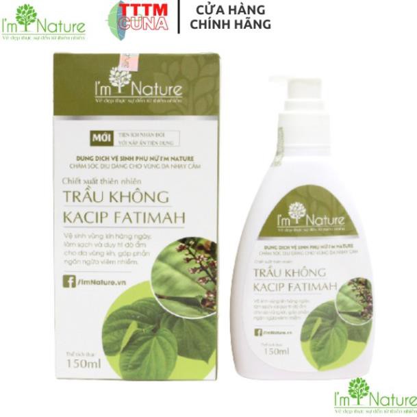 Dung Dịch Vệ Sinh Phụ Nữ Trầu Không I'm Nature 150ml Chính Hãng Công Ty