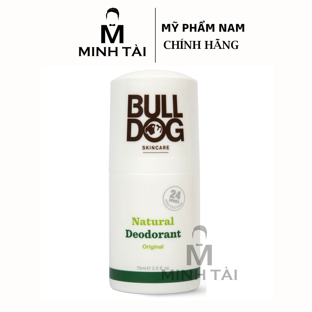 Lăn Khử Mùi Cho Nam BULLDOG Original Natural Deodorant - 75ml - Hàng Chính Hãng