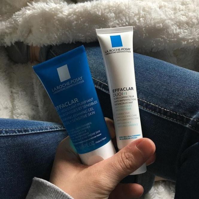 Kem Giảm Mụn La Roche-Posay Effaclar DOU+ giảm thâm, thông thoáng lỗ chân lông 40ml ⚡ Chính Hãng ⚡