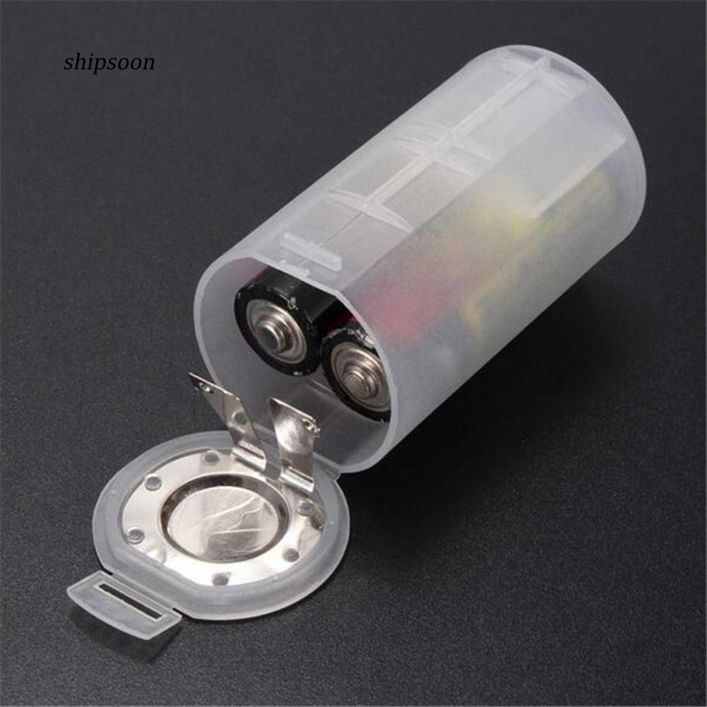 Hộp Đựng Pin Chuyển Đổi AA Sang D Ốp