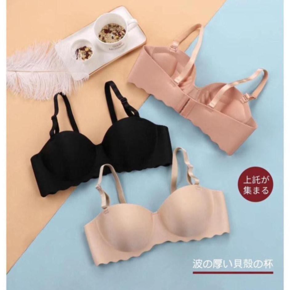 Áo Lót Đúc Su Trơn Đệm Dày Bàn Tay Nâng Ngực Xuất Nhật AL14